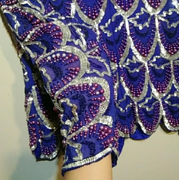 Marquis Tops - Beautiful Beaded Blouse